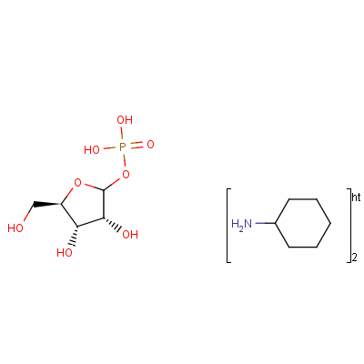 D-ribose 1-phosphate bis(cyclohexylammonium) salt Structure,58459-37-3Structure