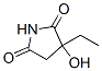 3-Ethyl-3-hydroxy-2,5-pyrrolidinedione Structure,58467-28-0Structure