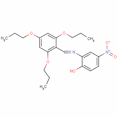 4-Nitro-2-[[(2,4,6-tripropoxyphenyl)methylene]amino]phenol Structure,58470-12-5Structure