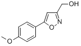 (5-(4-Methoxyphenyl)isoxazol-3-yl)methanol Structure,58492-77-6Structure