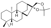 Ent-16beta,17-Isopropylidenedioxykaurane Structure,58493-71-3Structure