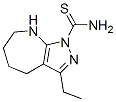 Pyrazolo[3,4-b]azepine-1(4h)-carbothioamide,3-ethyl-5,6,7,8-tetrahydro-(9ci) Structure,585514-99-4Structure