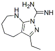 Pyrazolo[3,4-b]azepine-1(4h)-carboximidamide,3-ethyl-5,6,7,8-tetrahydro-(9ci) Structure,585520-64-5Structure