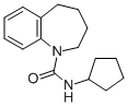 1H-1-benzazepine-1-carboxamide,n-cyclopentyl-2,3,4,5-tetrahydro-(9ci) Structure,585574-69-2Structure