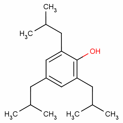 2,4,6-Triisobutylphenol Structure,5856-99-5Structure