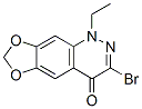 3-bromo-1-ethyl-1,4-dihydro[1,3]dioxolo[4,5-g]cinnolin-4-one Structure,58561-09-4Structure