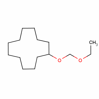 (乙氧基甲氧基)-環(huán)十二烷結(jié)構(gòu)式_58567-11-6結(jié)構(gòu)式