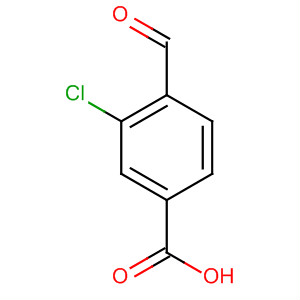 3-Chloro-4-formylbenzoic acid Structure,58588-59-3Structure