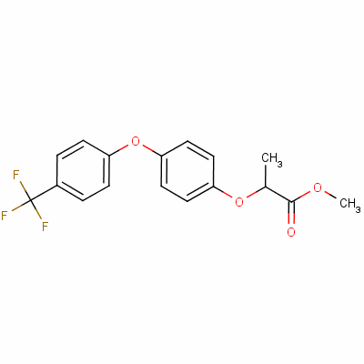 Methyl 2-[p-[p-(trifluoromethyl)phenoxy]phenoxy]propionate Structure,58594-77-7Structure