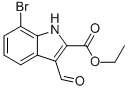 Ethyl 7-bromo-3-formyl-1h-indole-2-carboxylate Structure,586336-56-3Structure