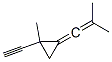 Cyclopropane,1-ethynyl-1-methyl-2-(2-methyl-1-propenylidene)-(9ci) Structure,58668-76-1Structure