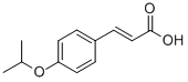 (2E)-3-(4-異丙氧基苯基)丙烯酸結(jié)構(gòu)式_586960-22-7結(jié)構(gòu)式