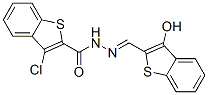 Benzo[b]thiophene-2-carboxylic acid,3-chloro-,[(3-hydroxybenzo[b]thien-2-yl)methylene]hydrazide (9ci) Structure,586996-58-9Structure