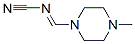 Piperazine,1-[(cyanoimino)methyl ]-4-methyl-(9ci) Structure,58712-58-6Structure