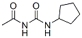 Acetamide,n-[(cyclopentylamino)carbonyl ]-(9ci) Structure,58713-32-9Structure