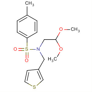 N-(2,2-dimethoxyethyl)-4-methyl-n-(thiophen-3-ylmethyl)benzenesulfonamide Structure,58754-96-4Structure