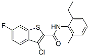 Benzo[b]thiophene-2-carboxamide,3-chloro-n-(2-ethyl-6-methylphenyl)-6-fluoro-(9ci) Structure,587837-76-1Structure