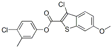 Benzo[b]thiophene-2-carboxylic acid,3-chloro-6-methoxy-,4-chloro-3-methylphenyl ester (9ci) Structure,587842-30-6Structure