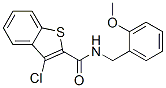 Benzo[b]thiophene-2-carboxamide,3-chloro-n-[(2-methoxyphenyl)methyl ]-(9ci) Structure,587846-13-7Structure