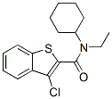 Benzo[b]thiophene-2-carboxamide,3-chloro-n-cyclohexyl-n-ethyl-(9ci) Structure,587846-15-9Structure