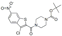 (9ci)-4-[(3-氯-6-硝基苯并[b]噻吩-2-基)羰基]-1-哌嗪羧酸,1,1-二甲基乙基酯結(jié)構(gòu)式_587852-85-5結(jié)構(gòu)式