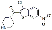 1-[(3-Chloro-6-nitro-1-benzothien-2-yl)carbonyl]piperazine Structure,587852-86-6Structure