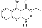 Methyl 4-bromo-2-(trifluoromethyl)quinoline-3-carboxylate Structure,587886-19-9Structure