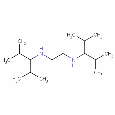 N,n’-bis[1-isopropyl-2-methylpropyl ]ethylenediamine Structure,58789-70-1Structure