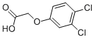 3,4-Dichlorophenoxyacetic acid Structure,588-22-7Structure