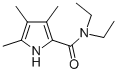 N2,n2-diethyl-3,4,5-trimethyl-1h-pyrrole-2-carboxamide Structure,58803-92-2Structure