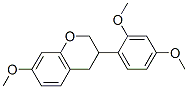 3-(2,4-Dimethoxyphenyl)-7-methoxychroman Structure,58822-02-9Structure