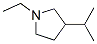 Pyrrolidine, 1-ethyl-3-(1-methylethyl)- (9ci) Structure,588672-49-5Structure