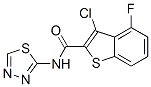 Benzo[b]thiophene-2-carboxamide,3-chloro-4-fluoro-n-1,3,4-thiadiazol-2-yl-(9ci) Structure,588674-12-8Structure