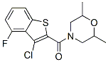 Morpholine,4-[(3-chloro-4-fluorobenzo[b]thien-2-yl)carbonyl ]-2,6-dimethyl-(9ci) Structure,588674-15-1Structure