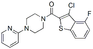 Piperazine,1-[(3-chloro-4-fluorobenzo[b]thien-2-yl)carbonyl ]-4-(2-pyridinyl)-(9ci) Structure,588674-16-2Structure