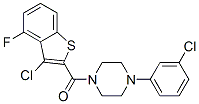 Piperazine,1-[(3-chloro-4-fluorobenzo[b]thien-2-yl)carbonyl ]-4-(3-chlorophenyl)-(9ci) Structure,588675-51-8Structure