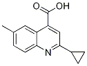 2-Cyclopropyl-6-methylquinoline-4-carboxylic acid Structure,588681-43-0Structure