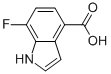 7-Fluoro-1h-indole-4-carboxylic acid Structure,588688-52-2Structure