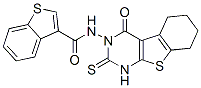 (9ci)-n-(1,4,5,6,7,8-六氫-4-氧代-2-硫氧代[1]苯并噻吩并[2,3-d]嘧啶-3(2H)-基)-苯并[b]噻吩-3-羧酰胺結(jié)構(gòu)式_588696-31-5結(jié)構(gòu)式