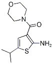 (2-Amino-5-isopropylthiophen-3-yl)(morpholino)-methanone Structure,588714-50-5Structure