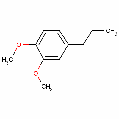 1,2-Dimethoxy-4-n-propylbenzene Structure,5888-52-8Structure