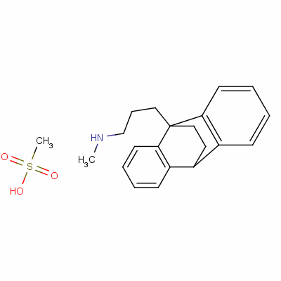 Methyl(propyl-9,10-ethano-9(10h)-anthryl)ammonium methanesulphonate Structure,58902-67-3Structure