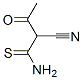 2-Cyano-3-oxobutanethioamide Structure,58955-28-5Structure