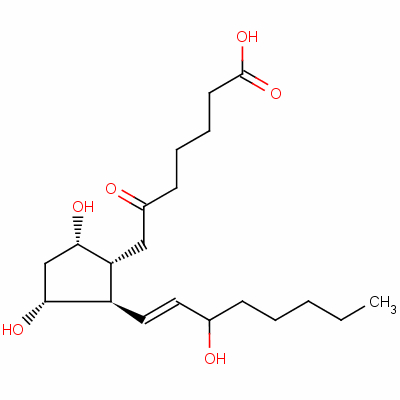 6-酮前列腺素結(jié)構(gòu)式_58962-34-8結(jié)構(gòu)式