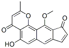 5-Hydroxy-11-methoxy-2-methylcyclopenta[6,7]naphtho[1,2-b]pyran-4,10-dione Structure,58974-55-3Structure