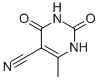 6-Methyl-2,4-dioxo-1,2,3,4-tetrahydropyrimidine-5-carbonitrile Structure,5900-40-3Structure