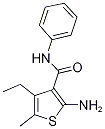 2-Amino-4-ethyl-5-methyl-n-phenylthiophene-3-carboxamide Structure,590353-67-6Structure