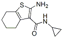 Benzo[b]thiophene-3-carboxamide,2-amino-n-cyclopropyl-4,5,6,7-tetrahydro- Structure,590360-08-0Structure