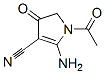 1-Acetyl-2-amino-4-oxo-4,5-dihydro-1h-pyrrole-3-carbonitrile Structure,590374-61-1Structure