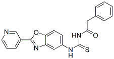 Benzeneacetamide,n-[[[2-(3-pyridinyl)-5-benzoxazolyl ]amino]thioxomethyl ]-(9ci) Structure,590395-09-8Structure